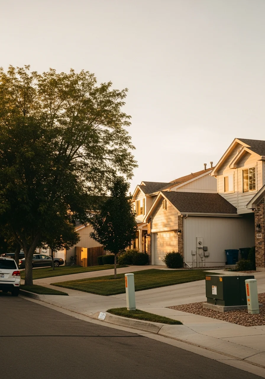 Thornton home exterior showing residential property with driveway and neighborhood context.